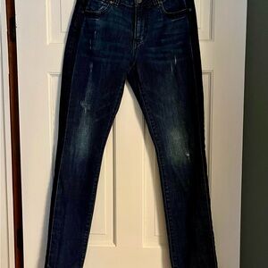 Cabi #3750 Tuxedo High Straight Jeans